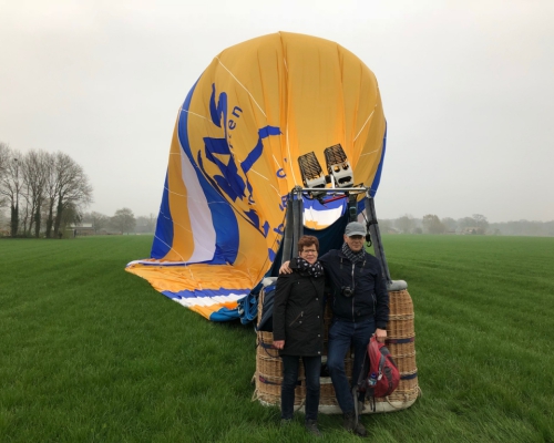 Ballonvaart Deventer naar Markelo met PH-BAS